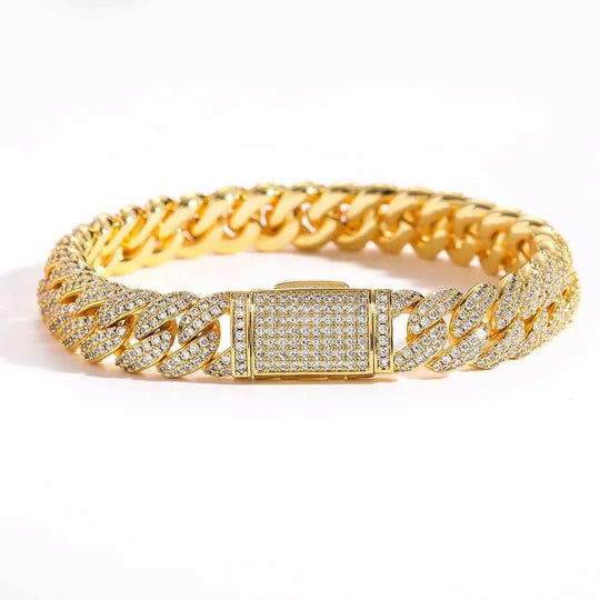 Heidi-Mode | Hip Hop Fashion Schmuckarmband mit Zirkonia