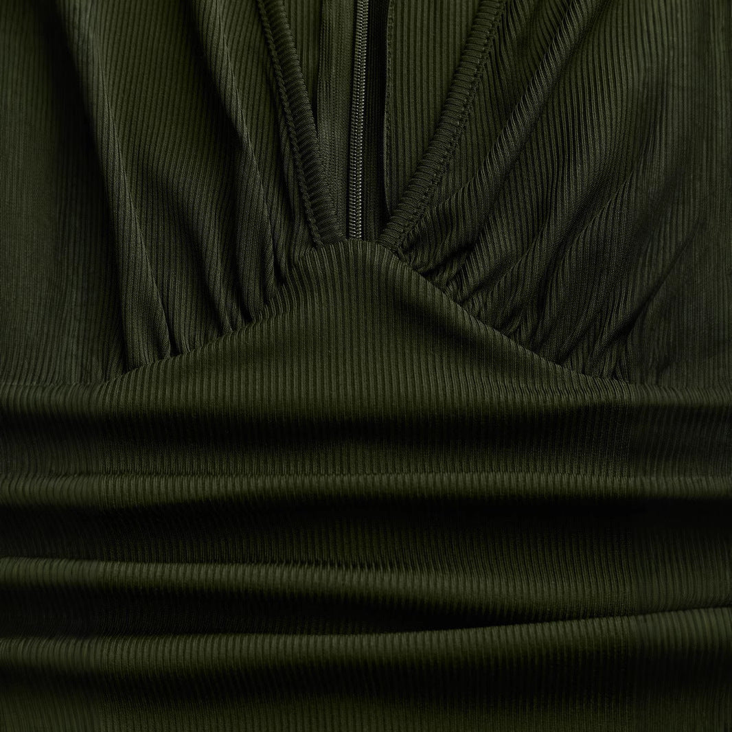 Damen Overall mit transparenten Puffärmeln Heidi-Mode