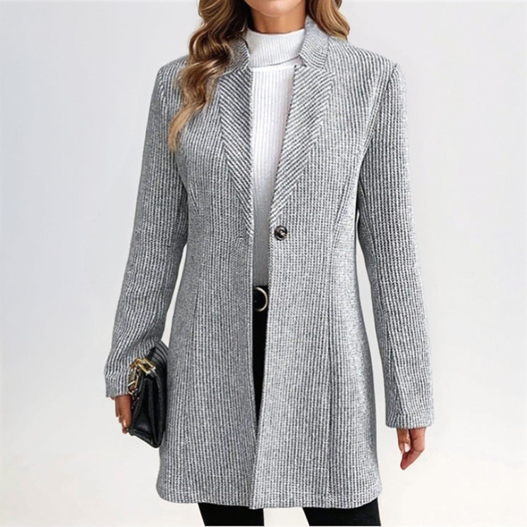 Damen eleganter Blazer mit strukturiertem Design Heidi-Mode