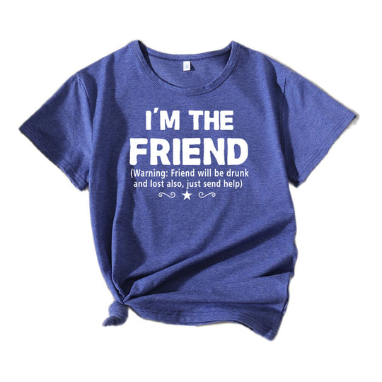Frauen Casual Komödie Grafik T-Shirt Heidi-Mode