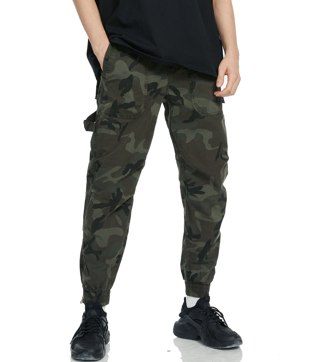 Herren Camo Utility Cargo Hose Heidi-Mode