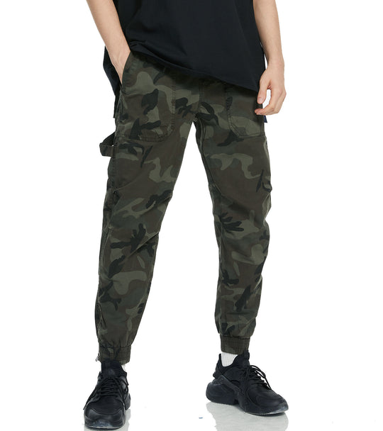 Herren Camo Utility Cargo Hose Heidi-Mode