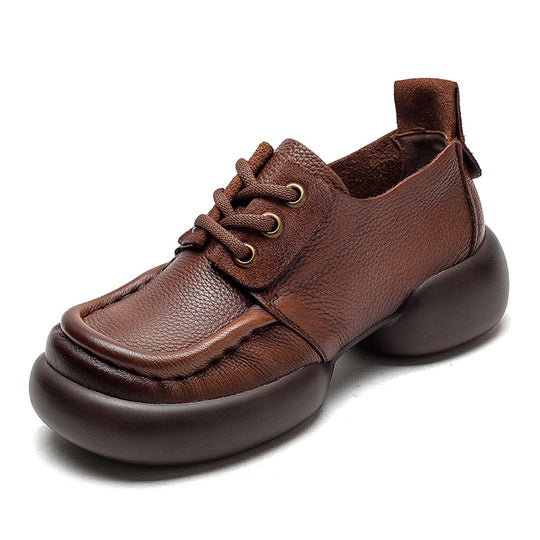 Damen Trendige Sneakers im Urban Style mit extraleichter Sohle und komfortablem Lederobermaterial Heidi-Mode