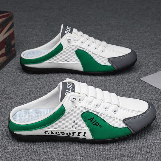 Herren Leichte Slip-On Freizeitsneaker mit Atmungsaktivem Mesh-Design Heidi-Mode