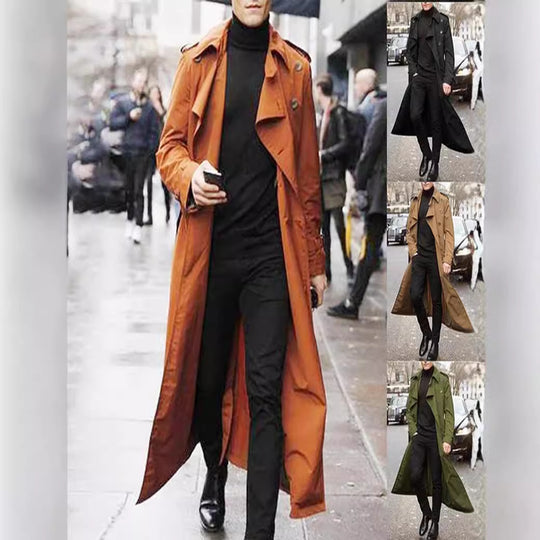 Herren klassischer Trenchcoat Heidi-Mode