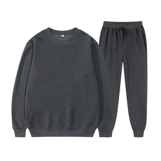 Damen Sportlicher Sweat-Anzug mit komfortablem Schnitt und elastischem Bund Heidi-Mode