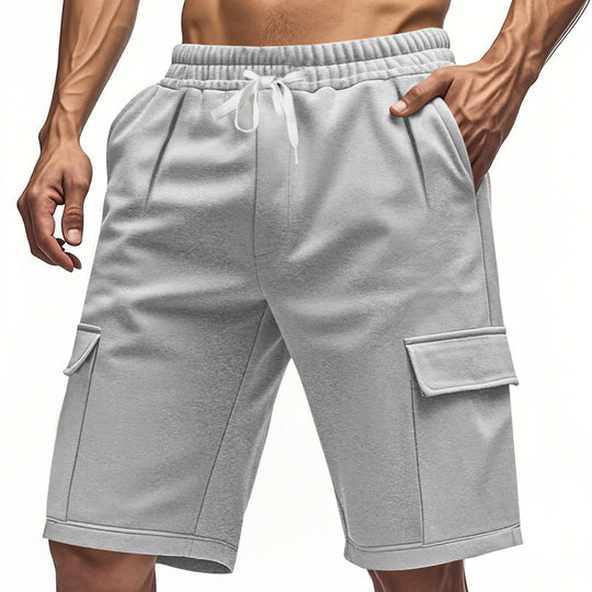 Damen komfortable Cargo-Shorts mit elastischem Bund und praktischen Seitentaschen Heidi-Mode