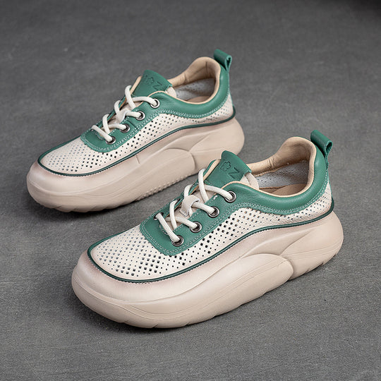 Damen Sneaker mit atmungsaktiver Netzoberfläche und dämpfender Sohle Heidi-Mode