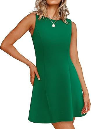 Damen ärmelloses A-Linien Kleid mit zeitlosem Schnitt Heidi-Mode