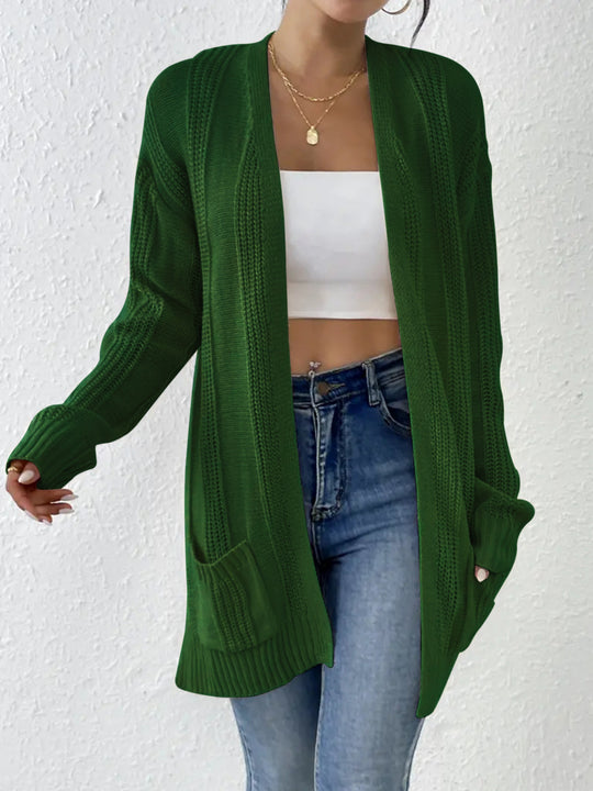 Damen Strickjacke mit Taschen Heidi-Mode