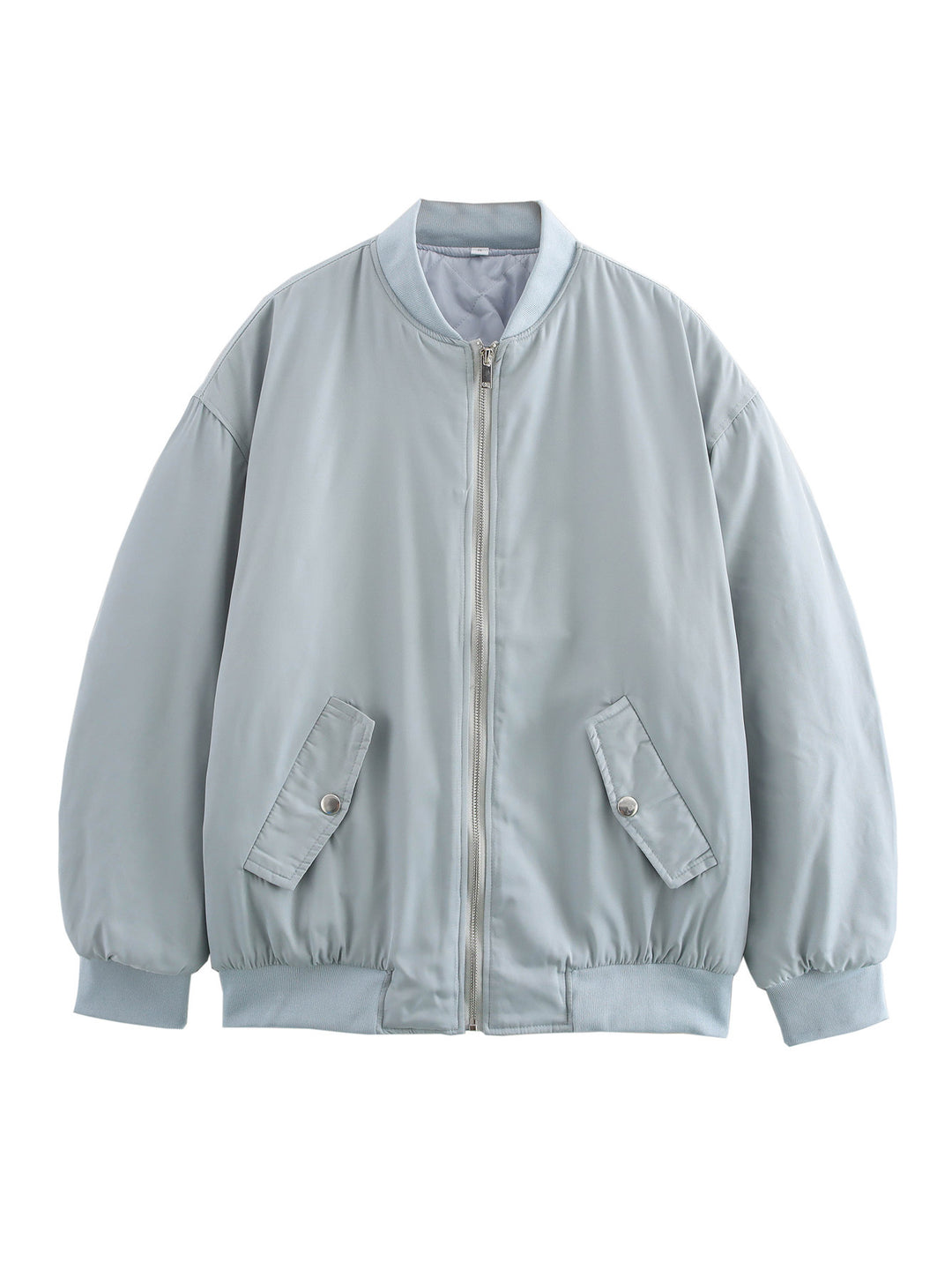 Damen modische Bomberjacke mit praktischen Taschen und hochgeschlossenem Kragen Heidi-Mode