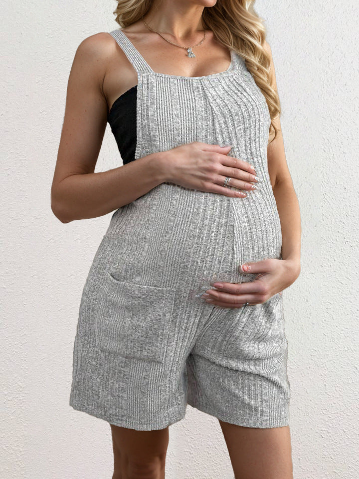 Damen lässiger Träger-Jumpsuit mit praktischem Taschendesign Heidi-Mode