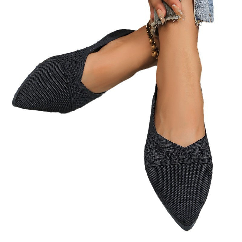 Damen Elegante und bequeme Slipper mit atmungsaktivem Obermaterial Heidi-Mode