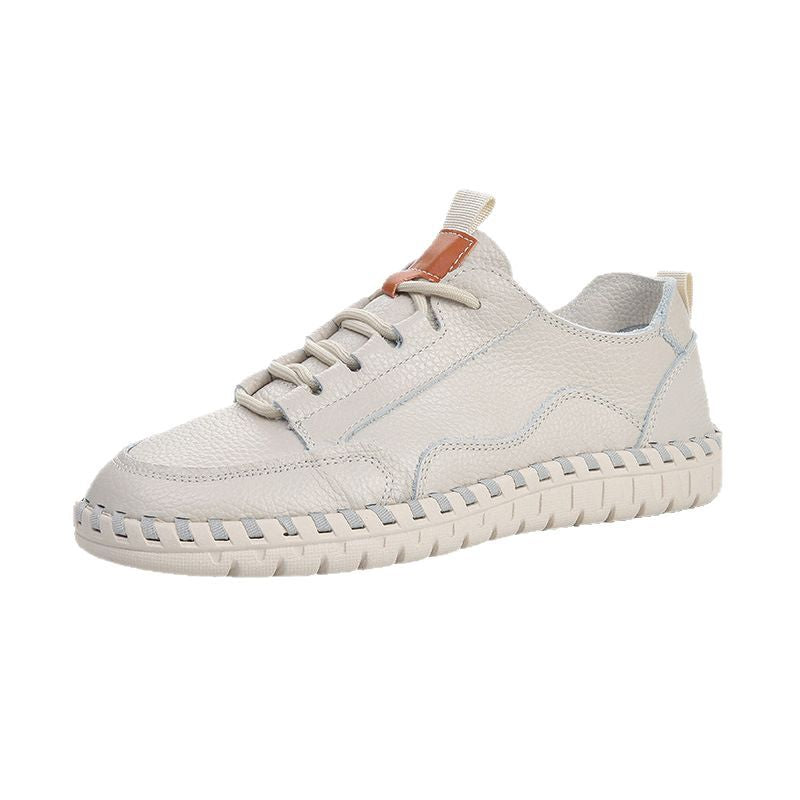 Herren Freizeit Leder Sneakers Heidi-Mode