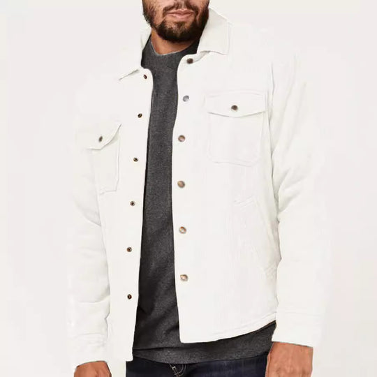 Herren Cordjacke mit praktischen Taschen und stylischem Design Heidi-Mode