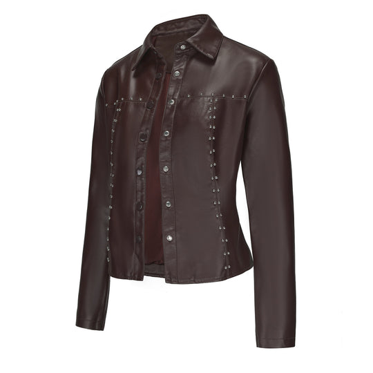 Damen Lederjacke Heidi-Mode