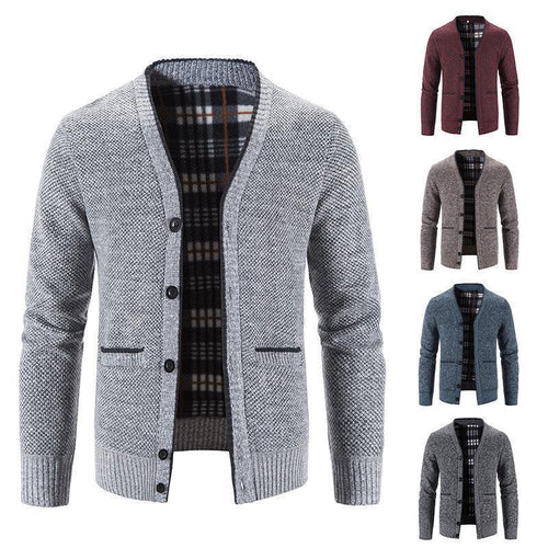 Herren Strickjacke mit modernem Design und klassischem Schnitt Heidi-Mode
