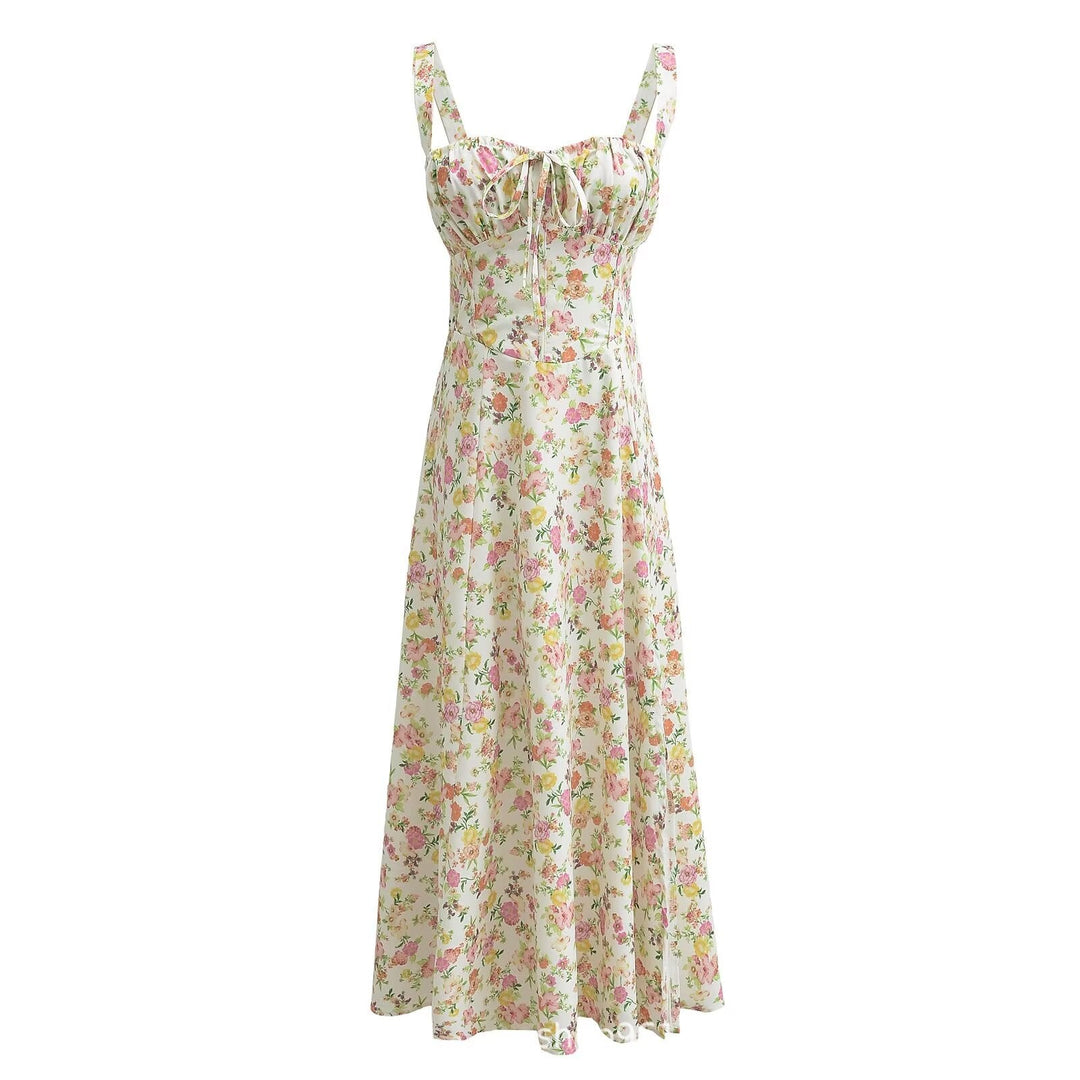 Heidi-Mode | Bindemittel Lange Slip Midi Kleid