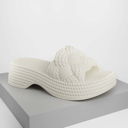 Damen modische Badeschuhe mit strukturiertem Obermaterial Heidi-Mode
