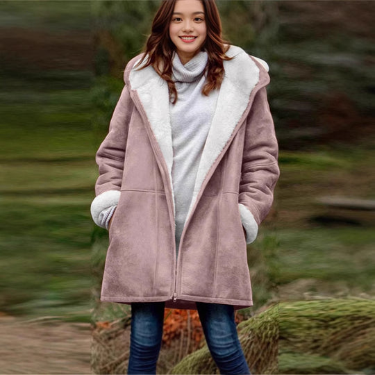 Damen Fleecegefütterte Outdoor-Jacke Heidi-Mode