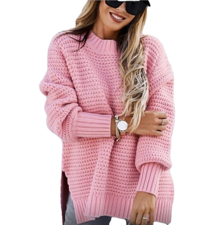 Damen Kuscheliger Strickpullover im lässigen Oversize-Schnitt Heidi-Mode