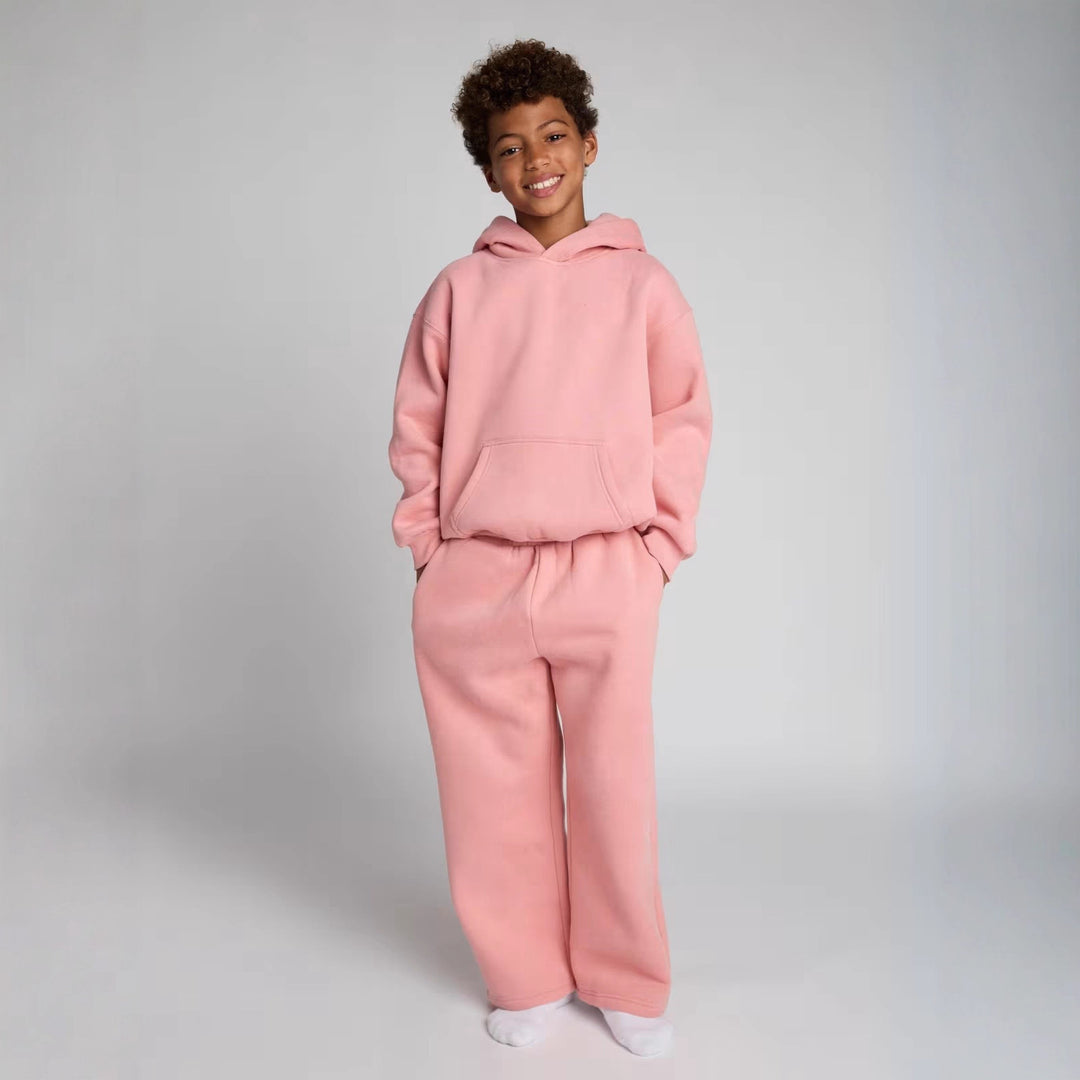 Damen lässiger Fleece-Jumpsuit mit geräumiger Kapuze und praktischen Taschen Heidi-Mode