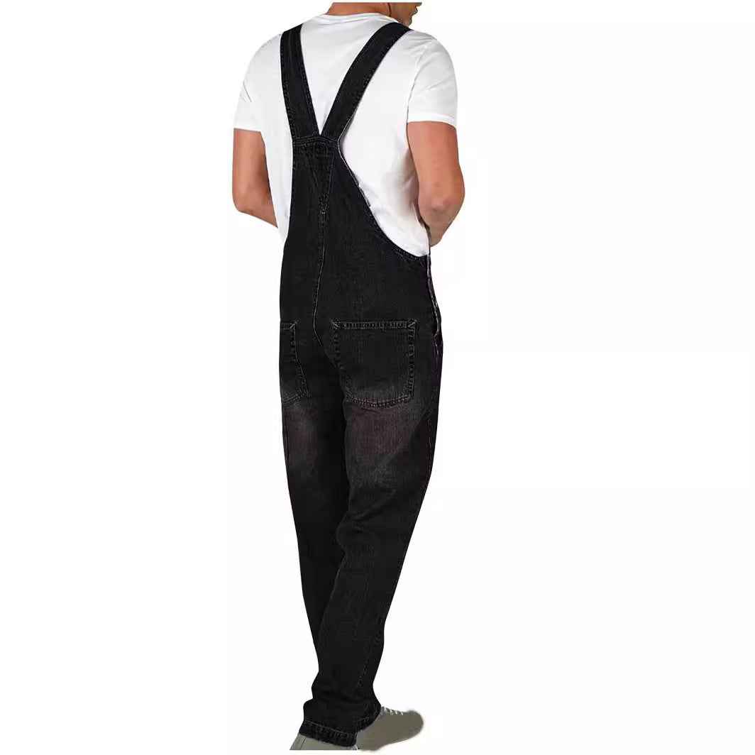 Herren Lässige Latzhose Heidi-Mode