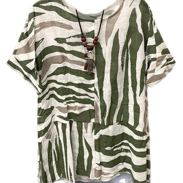 Damen Leichtes Safari-Shirt Heidi-Mode