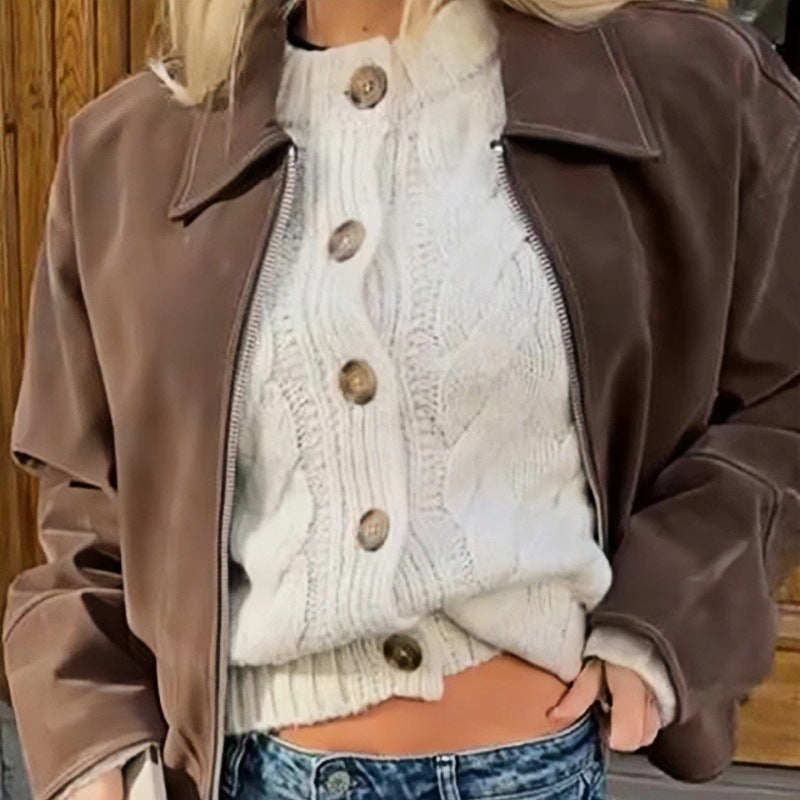 Damen Elegante Oversized-Jacke im lässigen Stil Heidi-Mode
