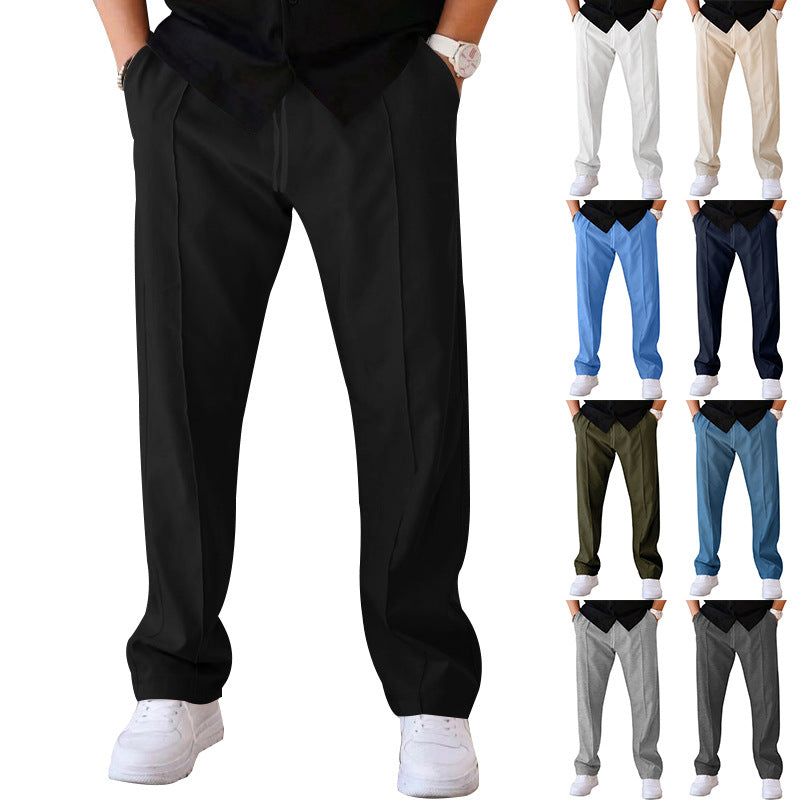 Herren Bequeme Sweatpants mit eleganter Optik und seitlichen Eingrifftaschen Heidi-Mode