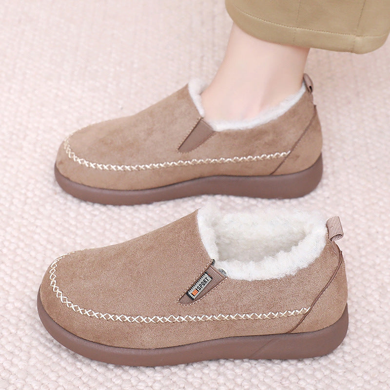 Damen Gemütliche Hausschuhe mit warmem Innenfutter Heidi-Mode