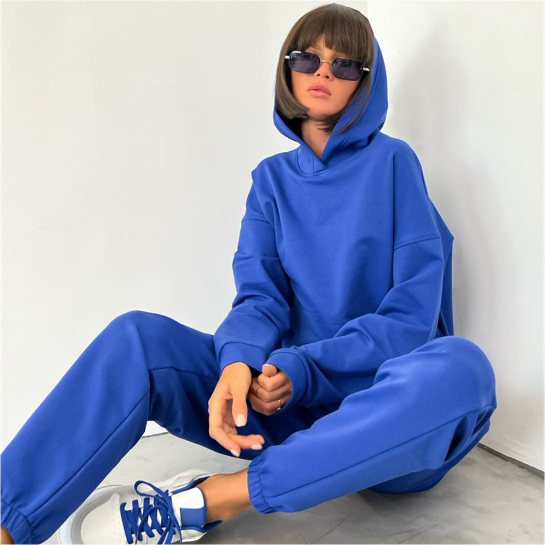 Damen Oversized Hoodie-Trainingsanzug Heidi-Mode