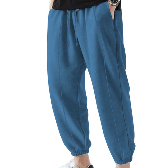 Herren Jogginghose aus atmungsaktivem Material mit verstellbarem Bund Heidi-Mode