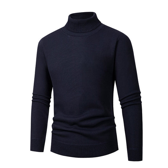 Herren eleganter Rollkragenpullover aus hochwertigem Material Heidi-Mode