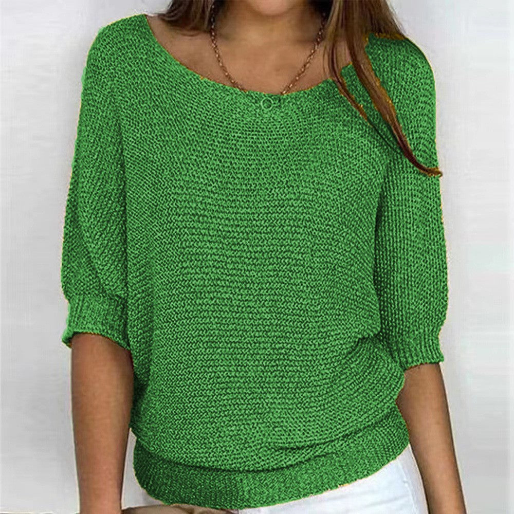 Damen lässiger Pullover Heidi-Mode