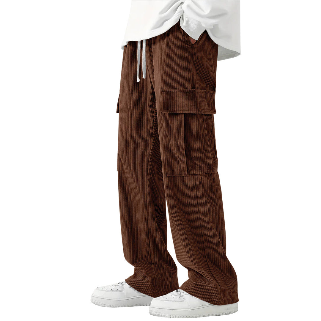 Herren Kord Cargo-Hose Heidi-Mode