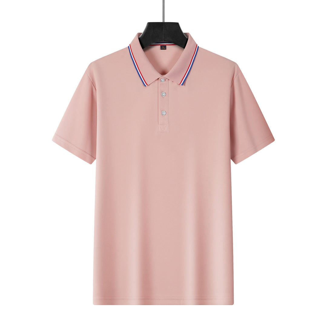 Herren Poloshirt mit atmungsaktiver Struktur und stilvollem Farbdesign Heidi-Mode