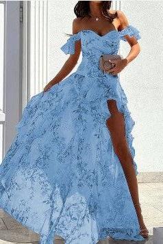 Heidi-Mode | Lockeres Langes Blumenkleid