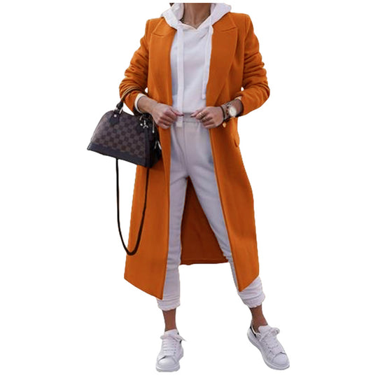 Damen eleganter Übergangsblazer mit modernem Schnitt und praktischen Taschen Heidi-Mode