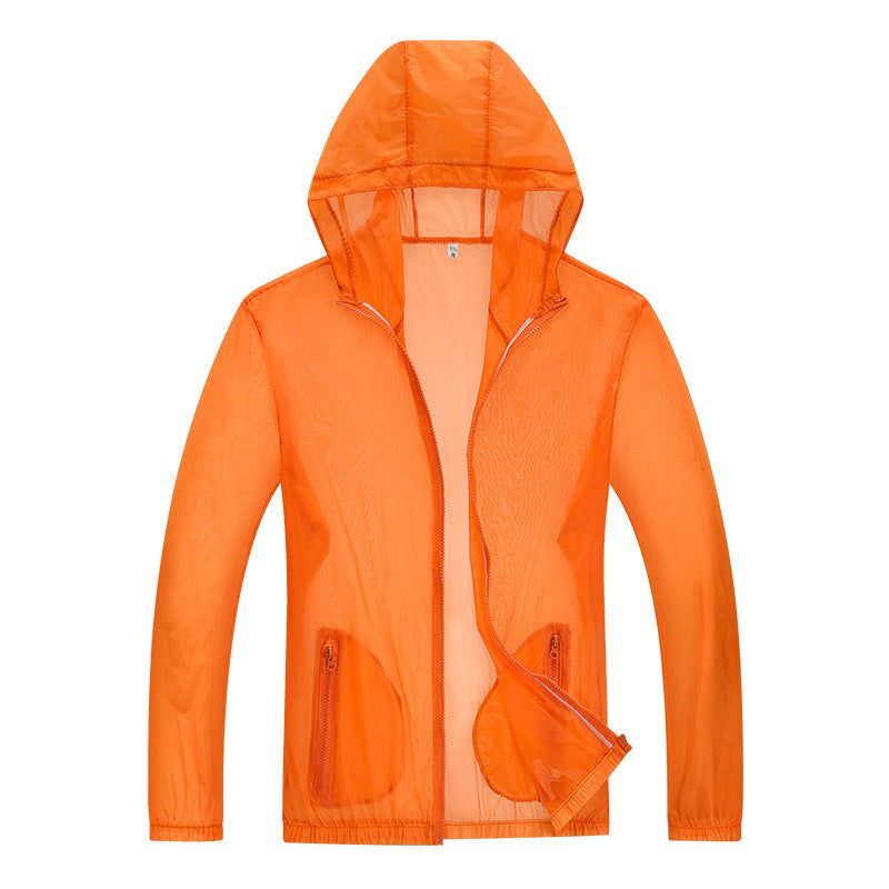 Herren ultraleichte Regenjacke mit verstellbarem Kapuzenbereich und reflektierenden Elementen Heidi-Mode