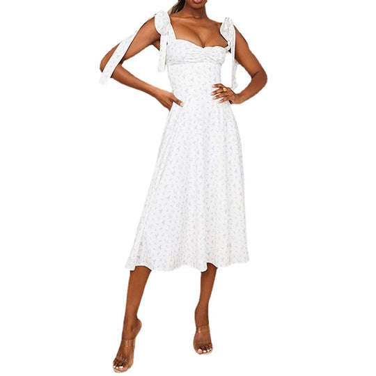 Damen Maxikleid mit schulterfreiem Design und seitlichem Schlitz Heidi-Mode