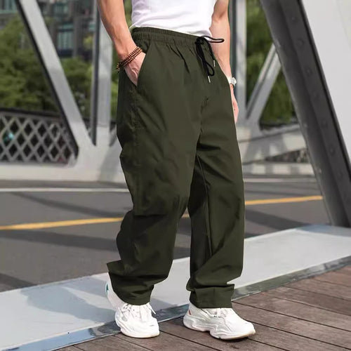 Herren lässige Cargohose mit elastischem Bund Heidi-Mode