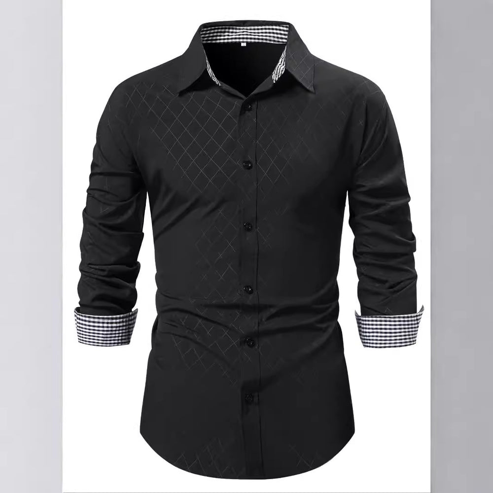 Herren Langarmhemd Heidi-Mode