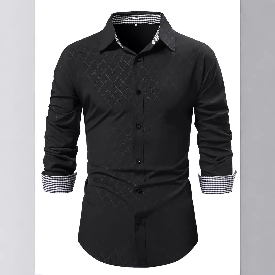 Herren Langarmhemd Heidi-Mode