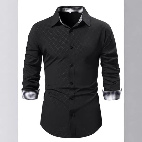 Herren Langarmhemd Heidi-Mode