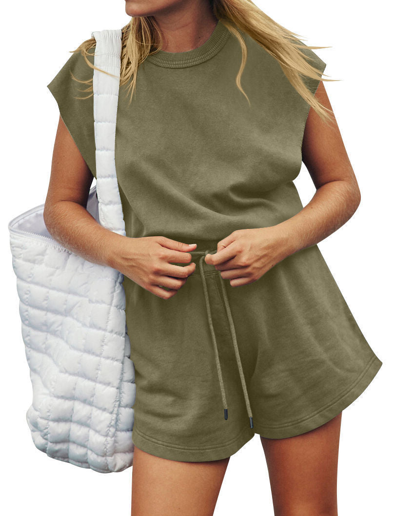 Damen Sportliches Kurzarm-Outfit Heidi-Mode