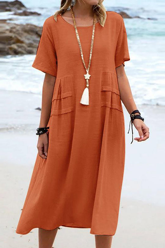 Heidi-Mode | Schönes Kleid In Lockerer Passform