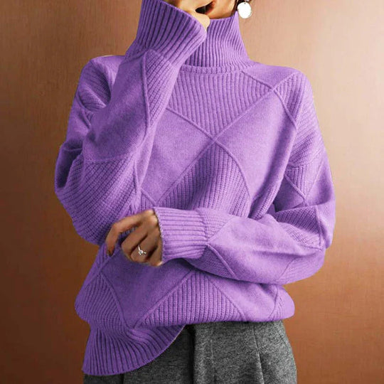 Heidi-Mode | Lässiger, Schlicher Strickpullover