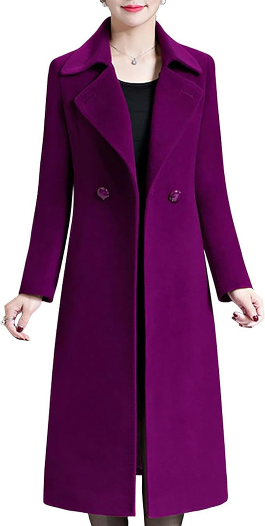 Damen Eleganter langer Mantel Heidi-Mode