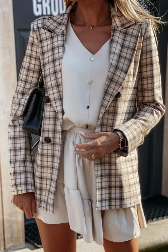 Heidi-Mode | Wappen Doppeltknöpfiger Blazer